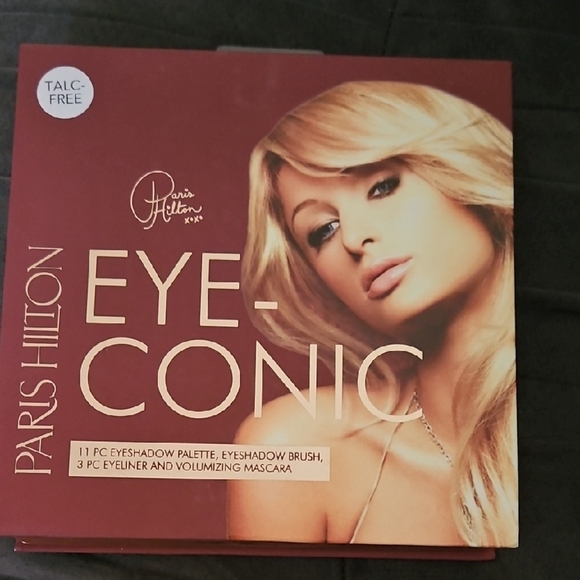 Paris Hilton Eye-Conic Makeup Set Eyeshadow Palette Brush Eyeliner Mascara - Picture 1 of 9